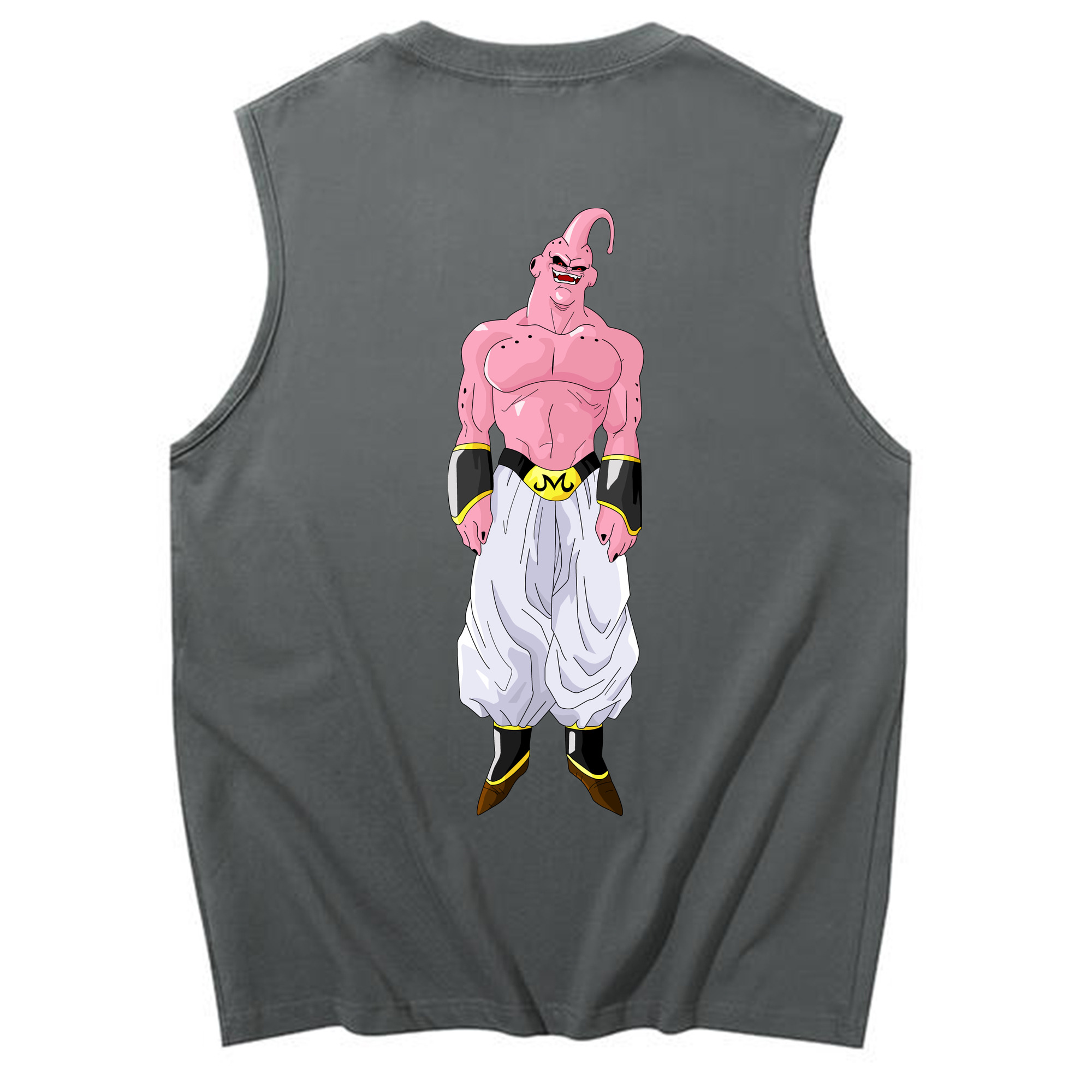 （画像用） ドラゴンボール 魔人ブウ DRAGON BALL Majin Buu コットン100％タンクトップ（背面プリント）